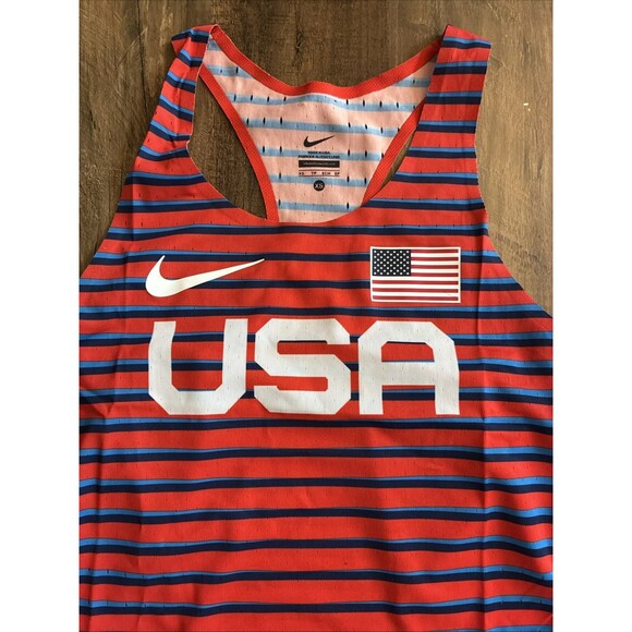 Nike Women Size XS Pro Elite Team USA Track & Field Running Singlet AO8722-XXX - Picture 2 of 6